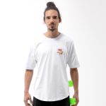 CAMISETA OVERSIZED SUX BRANCA BOMB
