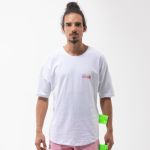 CAMISETA OVERSIZED SUX BRANCA CANDY