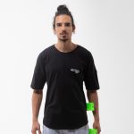 CAMISETA OVERSIZED SUX PRETA HOLLYWOOD