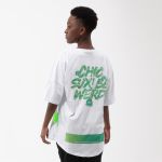 CAMISETA OVERSIZED SUX BRANCA WEIRD