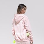 BLUSA MOLETOM CAPUZ SUX ROSA