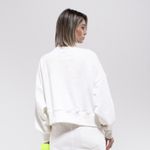BLUSA MOLETOM SUX OVERSIZED CROPPED OFF WHITE