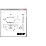 Pastilhas de Freio Dianteira - Cobreq - N190 (EcoSport, Focus, C30, C70, S40, V50)