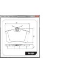 Pastilha Freio Traseira - Audi, Citroen, Ford, MG, Peugeot, Renault, Seat, Skoda e Volkswagen - Girling - Cobreq - N884