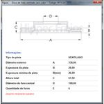 Disco Freio Dianteiro Ventilado hipperfreios - HF512A