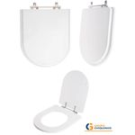 ASSENTO COM TAMPA P/ VASO SANITÁRIO DECA CARRARA BRANCO