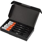 PINCEL DETALHAMENTO INTERNO KIT C/5 EVOX 