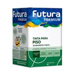 TINTA PARA PISO FOSCO FUTURA CINZA CHUMBO LATA - 18 LITROS