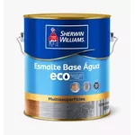 TINTA ESMALTE ECO BASE ÁGUA BRILHANTE BRANCO 3,6L METALATEX SW 