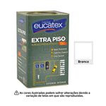 EUCATEX EXTRA PISO ACRI PRE FOSCO BRANCO 18L