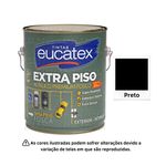 EUCATEX EXTRA PISO ACR PRE FOSCO PRETO 3,6L