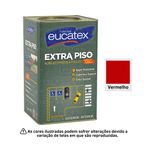 EUCATEX EXTRA PISO ACR PRE FOSCO VERMELHO 18L