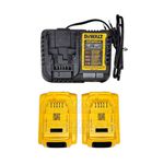 DEWALT DCB203C2-BR KIT 02 BATERIAS 2AH 20V + CARREGADOR BIVOLT
