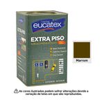 EUCATEX EXTRA PISO ACRI PRE FOSCO MARROM 18L