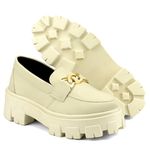 Mocassim Tratorado Feminino Off White 403-GG