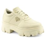 Sapato Oxford Tratorado Feminino GuGi 404-GG - Marfim