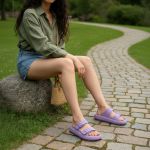 Sandália Birken Nuvem Unissex Máximo Conforto com Tiras Ajustáveis - Lilás