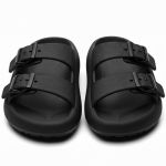 Sandália Birken Nuvem Unissex Máximo Conforto com Tiras Ajustáveis - Preto