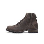 Botinha Masculina Em Couro 776 Boots Coturno Café