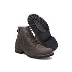 Botinha Masculina Em Couro 776 Boots Coturno Café