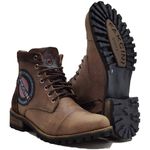 Bota Casual Masculina Em Couro 787 Boots Coturno