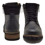 Bota Coturno Casual Masculino 795 Em Couro