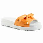 Sandália Slide Feminino Com Laço Sola Plataforma Anatômica 905-GG - Laranja