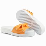 Sandália Slide Feminino Com Laço Sola Plataforma Anatômica 905-GG - Laranja