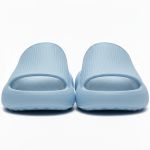 Chinelo Slide Nuvem Unissex Tira Larga Anatômica - Azul Bebê