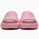 Chinelo Slide Nuvem Unissex Tira Larga Anatômica - Rosa