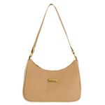 Bolsa Meia Lua Feminina Nude BCC01 Com Forro