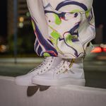 Tênis Sneaker Feminino Botinha Com Ziper Lateral - Branco