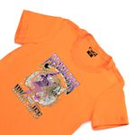 Camiseta Feminina T-shirts Tigre Raio Roxo - Laranja