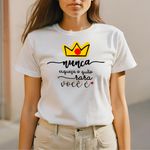 Camiseta T-shirt Feminina Nunca Esqueça o Quão Rara Você é - Branco