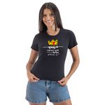 Camiseta T-shirt Feminina Nunca Esqueça o Quão Rara Você é - Preto