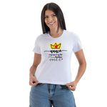 Camiseta T-shirt Feminina Nunca Esqueça o Quão Rara Você é - Branco