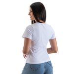 Camiseta T-shirt Feminina Estampada Gratidão Blusinha Camisa Moda Plus Size - Branco