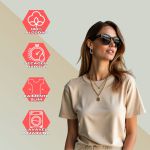 Camiseta T-shirt Feminina Lisa Baby Look Camisa Básica Blusa Moda - Caqui