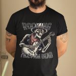 Camiseta Básica Masculina 100% algodão Rocking Till i'am Dead - Preto