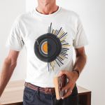 Camiseta Masculina Retro Vinil 100% Algodão - Branco