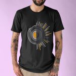Camiseta Masculina Retro Vinil 100% Algodão - Preto