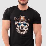 Camiseta Básica Masculina Cachorro Xerife Country 100% Algodão Premium - Preto
