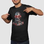 Camiseta Básica Masculina Robô Androide Inteligência Artificial 100% Algodão Premium - Preto