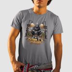 Camiseta Básica Masculina Gorilla Gang Streetwear 100% Algodão Premium - Chumbo