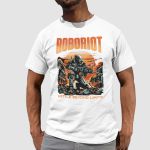 Camiseta Básica Masculina Roboriot Distopia Scifi 100% Algodão Premium - Branco