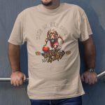 Camiseta Básica Masculina Leão King Of The Court 100% Algodão Premium - Caqui