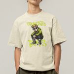 Camiseta Básica Masculina Menino Young Boys 100% Algodão Premium - Off White