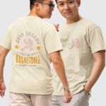 Camiseta Básica Masculina Basquete Hoop Dreams Costas 100% Algodão Premium - Off White