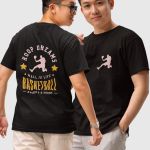 Camiseta Básica Masculina Basquete Hoop Dreams Costas 100% Algodão Premium - Preto