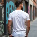 Camiseta Básica Masculina Lisa 100% algodão 30.1 (CM01-LISA) - Branco